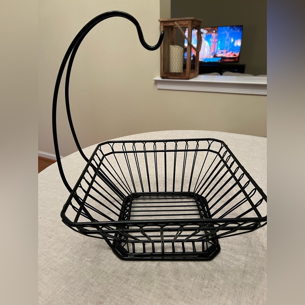 Black fruit basket